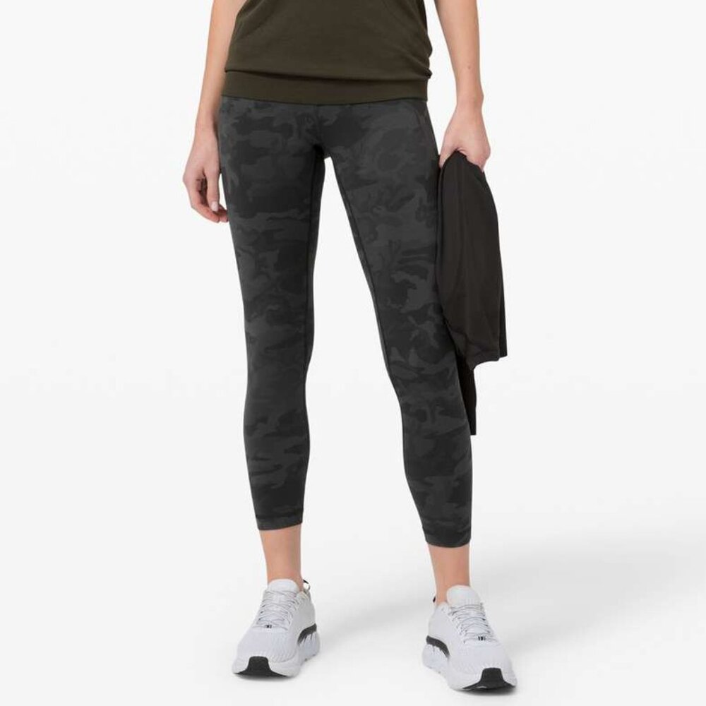 Lululemon Wunder Under High-Rise Tight 25" Camo Multi  Dark Green
